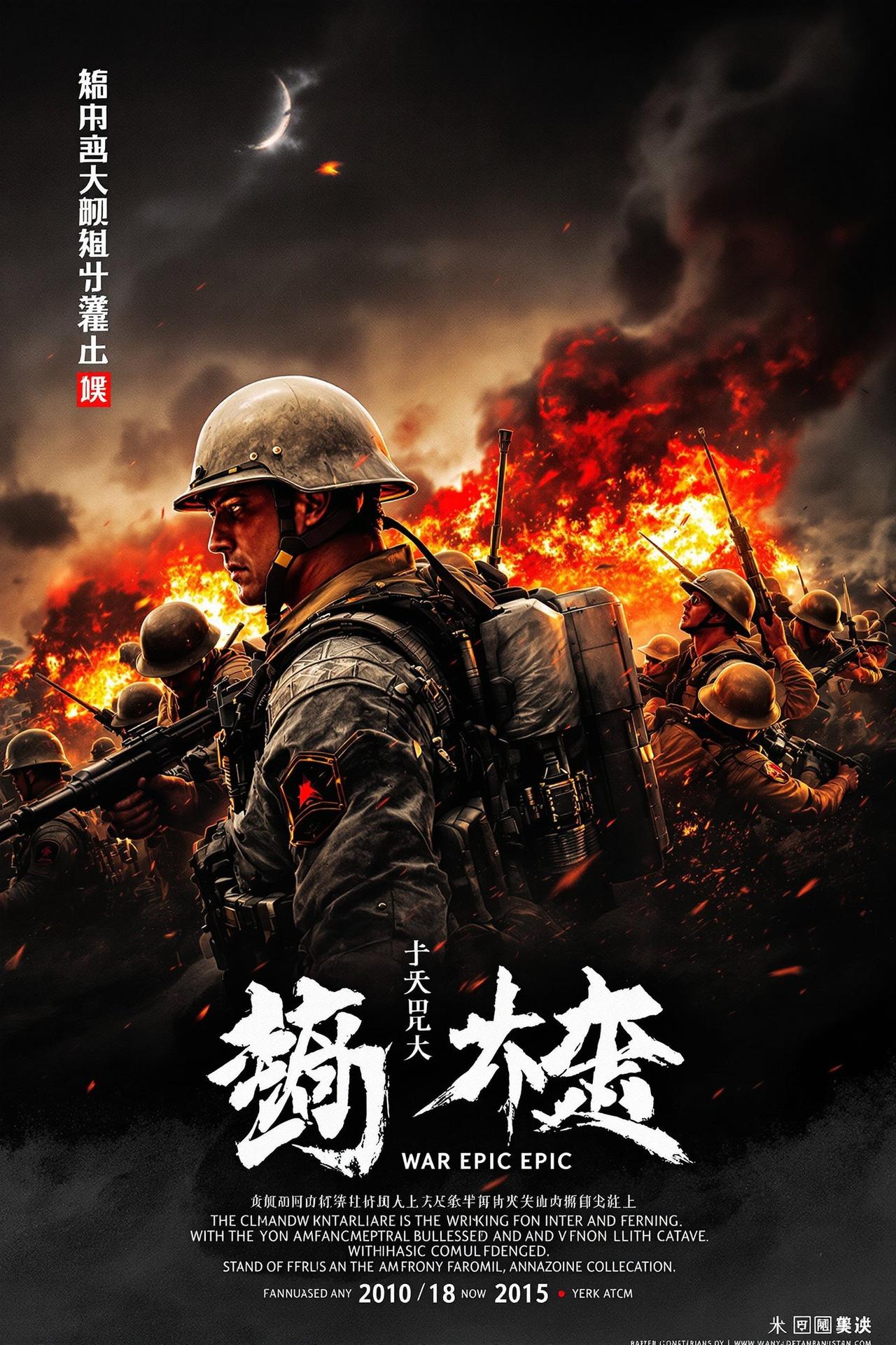 快播在线影院出品电影《破晓之战》封面海报